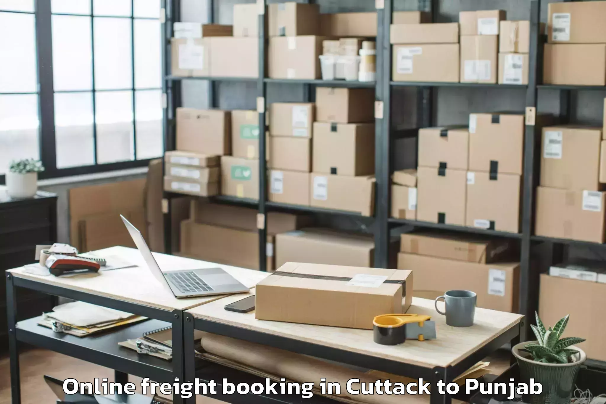 Get Cuttack to Fazilka Online Freight Booking